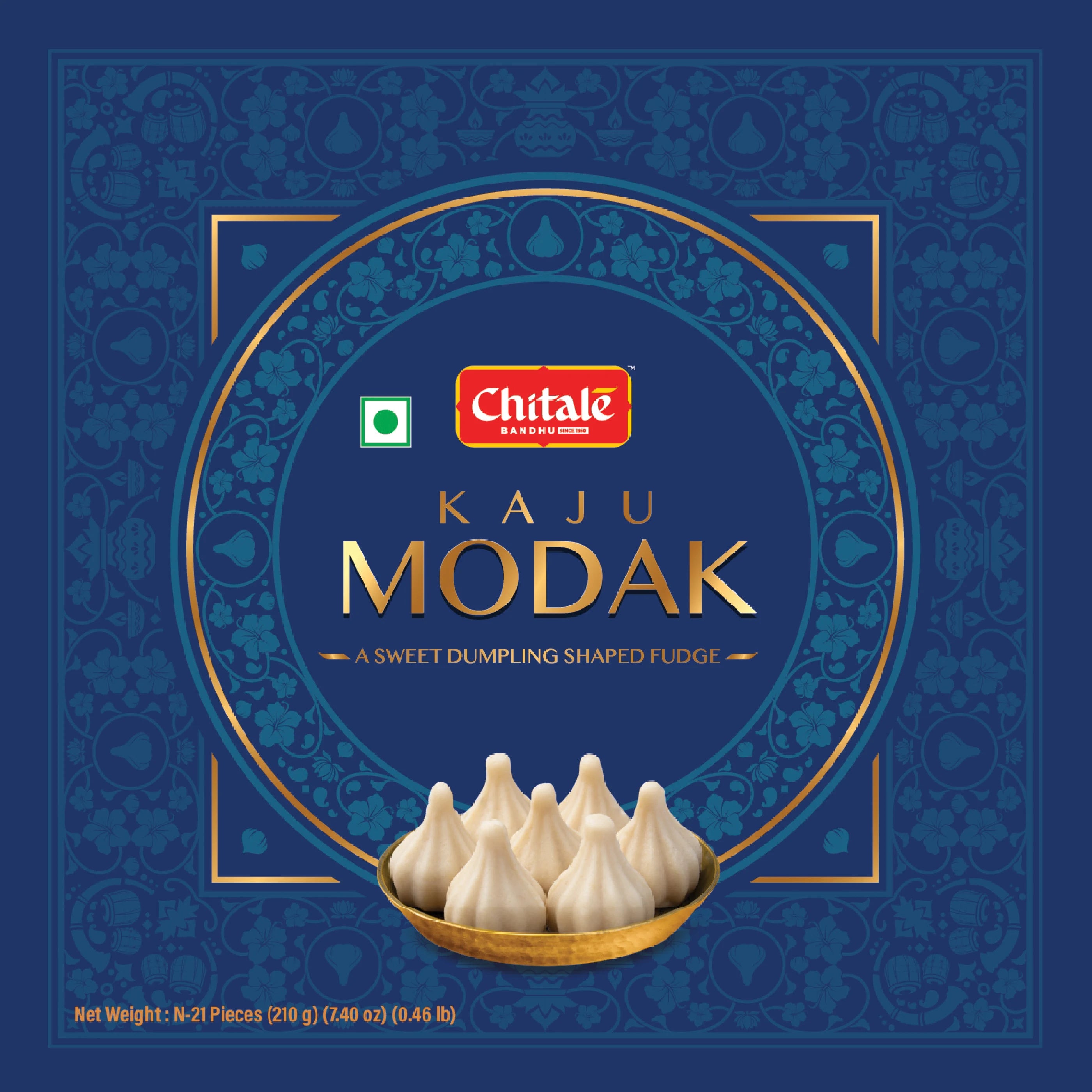 Kaju Modak - 21 Pcs