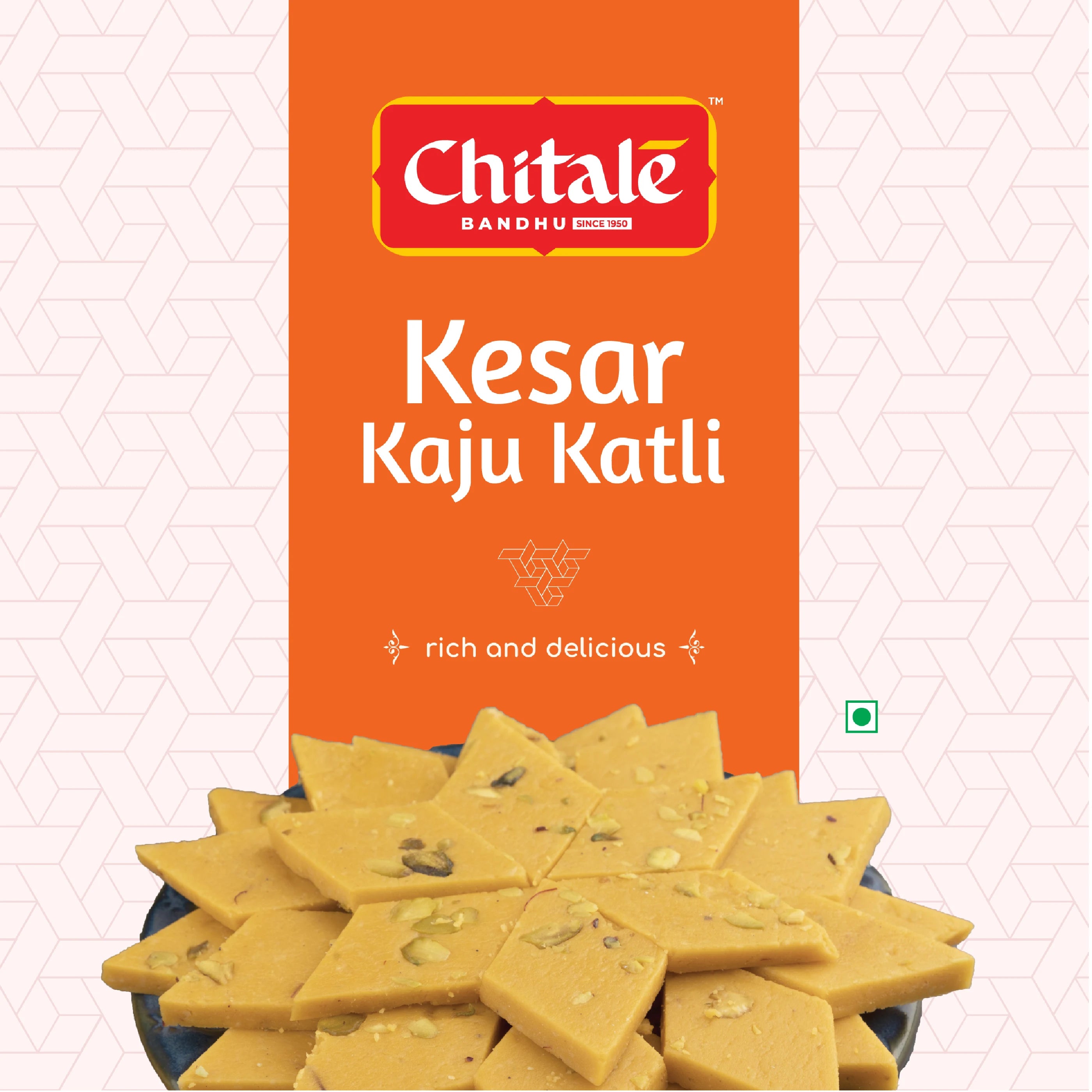 Kesar Kaju Katli – 250g