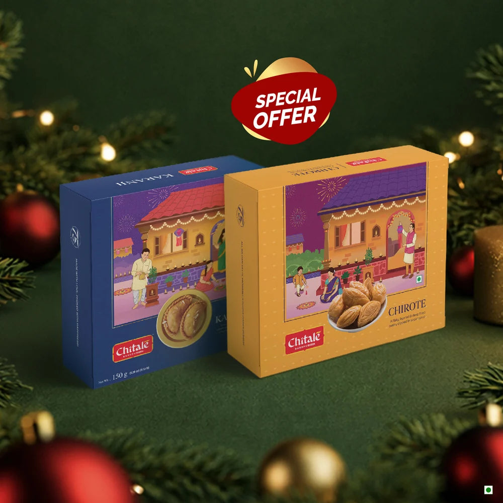 Heritage Sweet Duo - Chirote & Karanji Combo